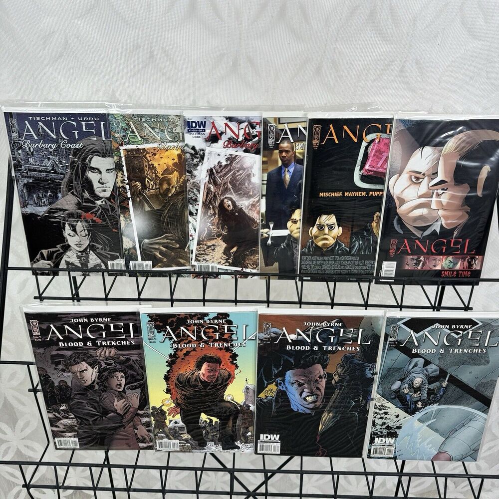 Angel Barbary Coast 1-3 Smile Time 1-3 and Blood &‎ Trenches 1-3 Lot IDW